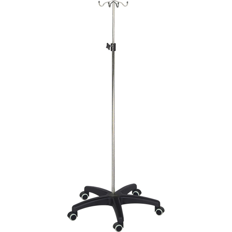 Portasueros de acero inoxidable con ruedas, 4 colgadores Hidemar H166