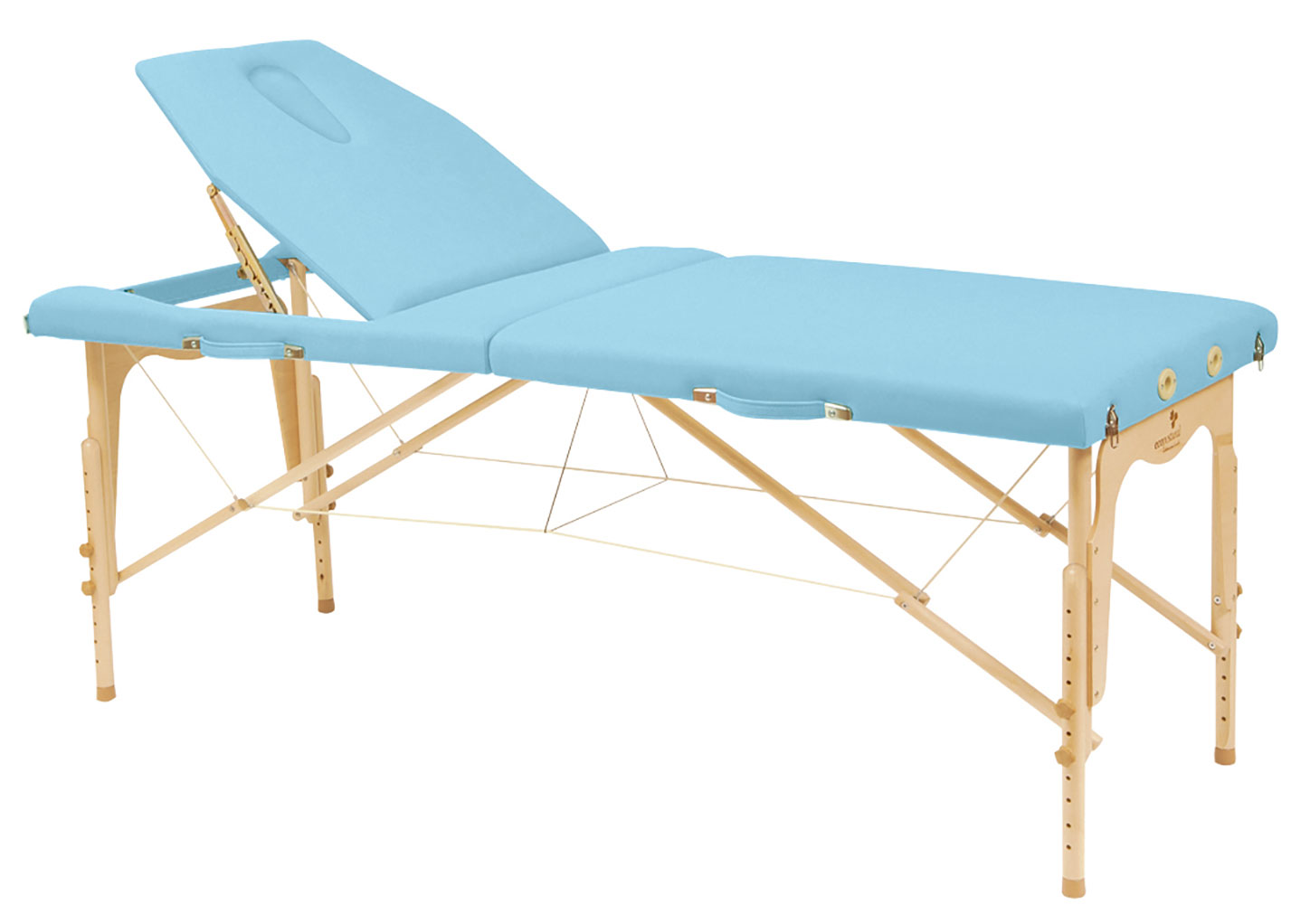 Camilla plegable portátil de madera C3214 (70 x 182 cm)